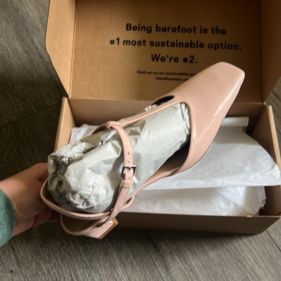 NWT REFORMATION Helena T-strap Pump, Rosewater, size 6.5 - Picture 8 of 11